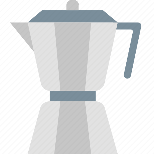 Moka, pot, beverage, coffee, drink, hot, kitchen icon - Download on Iconfinder