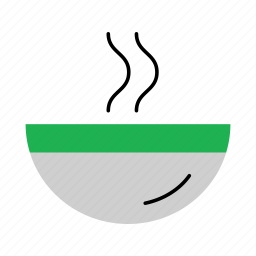 Bowl, dish, food, hot, household, plate, soup icon - Download on Iconfinder