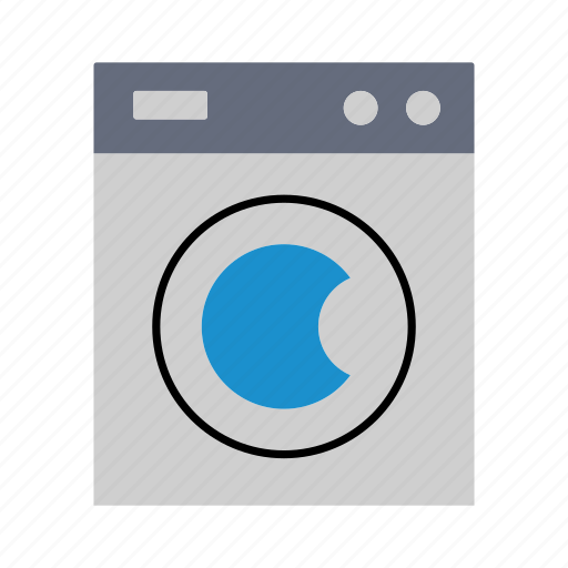 Clean, clean clothes, household, laundry, washing, washing machine icon - Download on Iconfinder