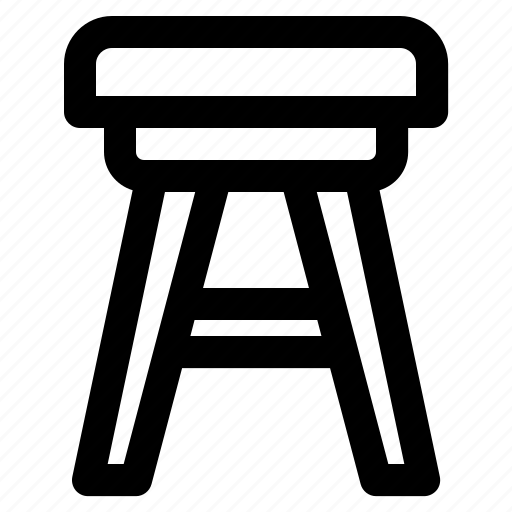 Stool, seat, furniture, chair, decoration icon - Download on Iconfinder