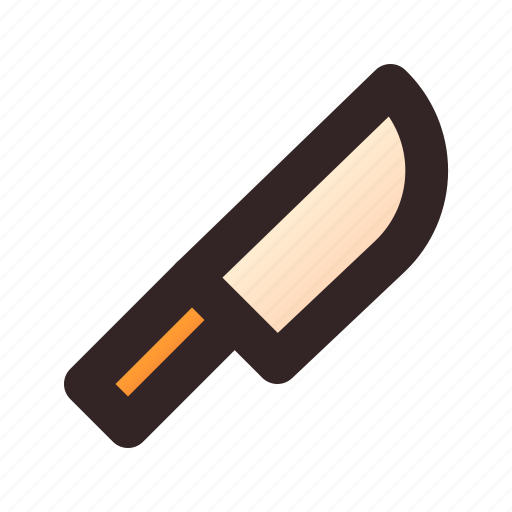Knife, kitchen, weapon, blade, utensil icon - Download on Iconfinder