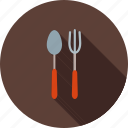 cutlery, food, fork, metal, restaurant, silver, spoon