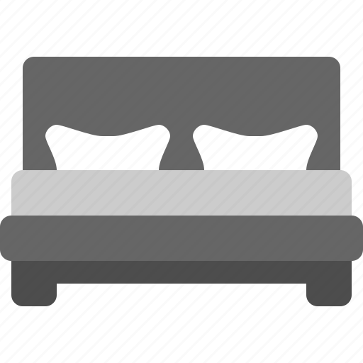 Bed, bedroom, furniture, households, room icon - Download on Iconfinder