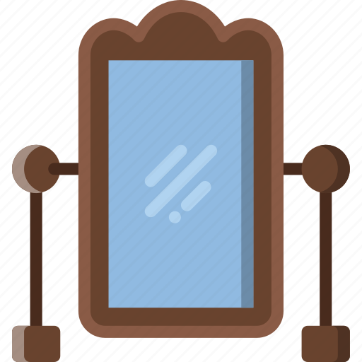 Belongings, furniture, households, mirror icon - Download on Iconfinder