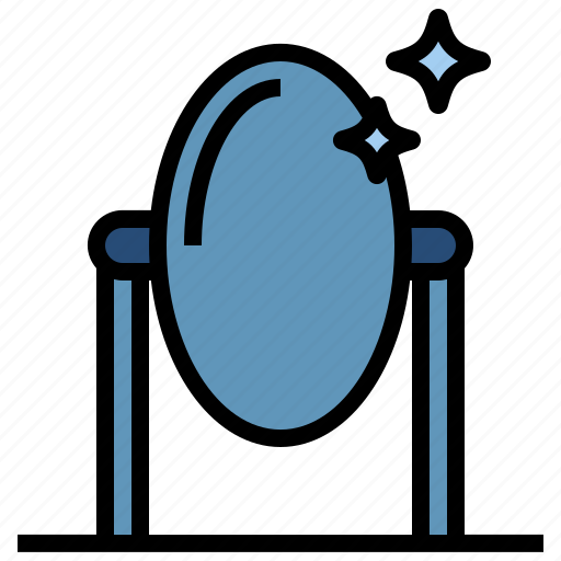 Mirror, glossy, reflect, glass, reflection icon - Download on Iconfinder