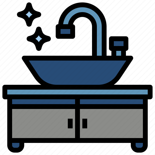 Sink, washstand, wash, hygiene, sanitary icon - Download on Iconfinder