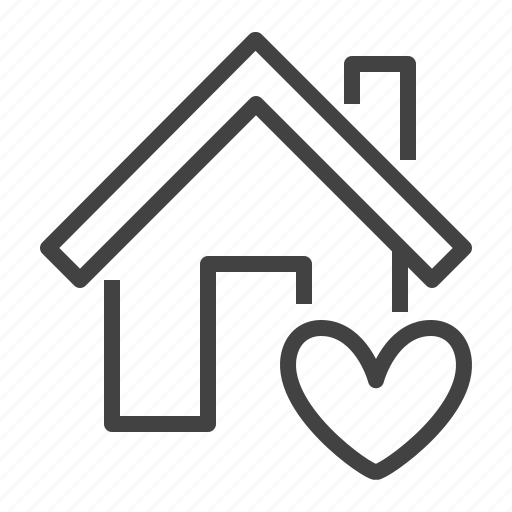 Favourite, heart, home, house icon - Download on Iconfinder