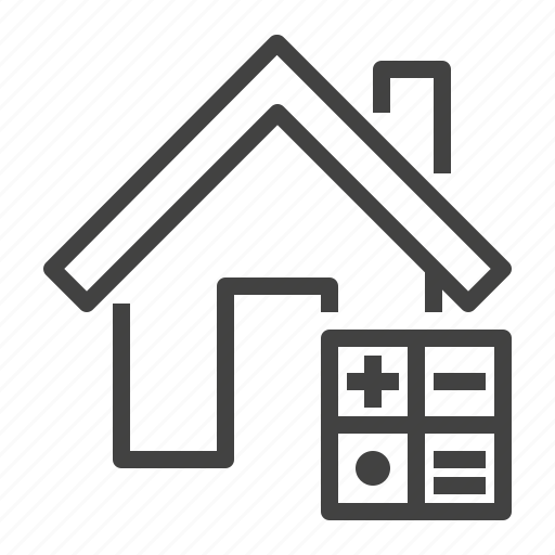 Calculator, home, house, mortgage, rent icon - Download on Iconfinder