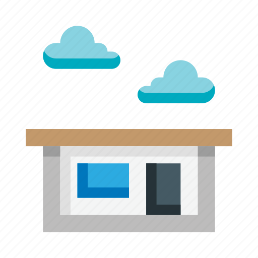 House, clouds, building, shop, store icon - Download on Iconfinder