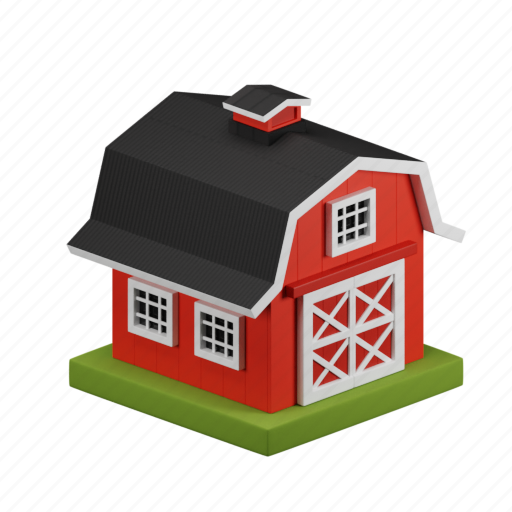 House, home, estate, building, construction, architecture 3D illustration - Download on Iconfinder