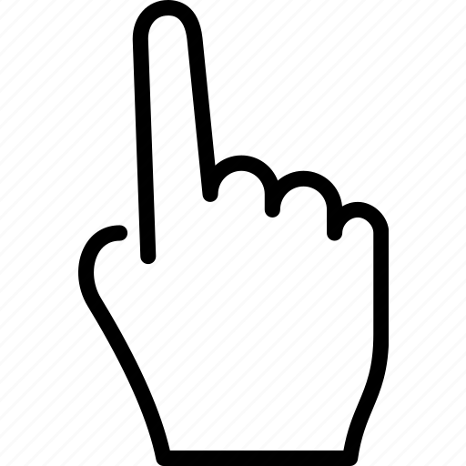 Finger, gesture, hand, point, pointer, pointing icon - Download on Iconfinder