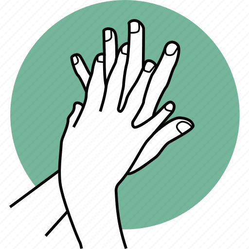 Fingers, hands, interlace, sanitize icon - Download on Iconfinder