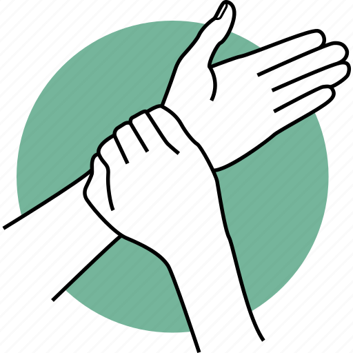Clean, hands, rub, sanitize, wrist icon - Download on Iconfinder