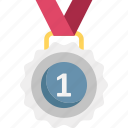 achievement, award, medal, pendant