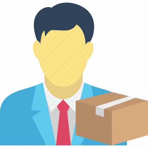 Delivery boy, package, parcel, shipment icon - Download on Iconfinder