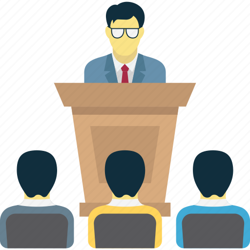Business conference, business meeting, business presentation, lecture icon - Download on Iconfinder