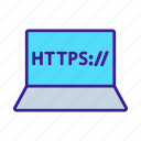 address, browser, certificate, connection, contour, https