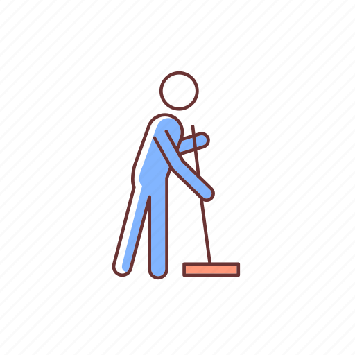 Clean, wet, mop, home, house, chore, cleanup icon - Download on Iconfinder