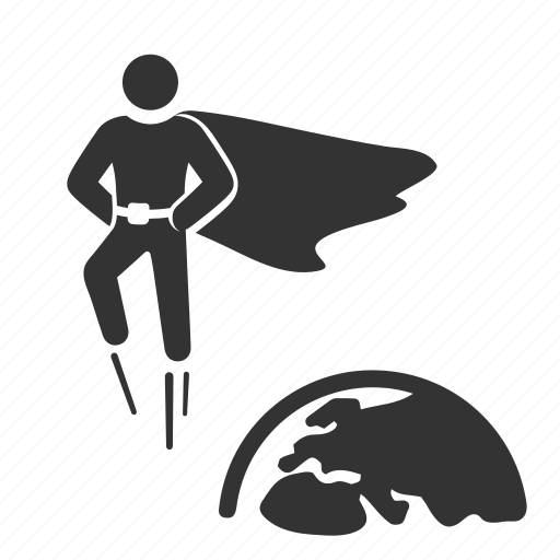 Cape, fly, flying, hero, super human, super powers, superman icon - Download on Iconfinder