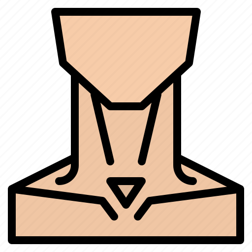 Neck, body, organ, anatomy, human, parts icon - Download on Iconfinder