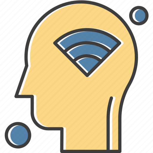 Wifi, brain, human icon - Download on Iconfinder