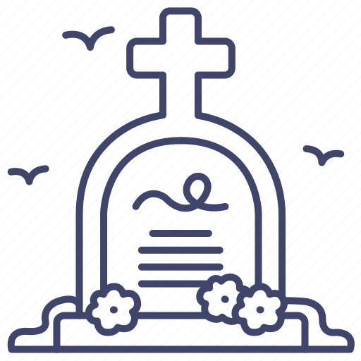 Grave, graveyard, tomb, tombstone icon - Download on Iconfinder