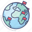 earth, globe, colony, invade 