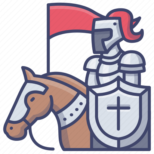 Knight, medieval, horse, armor icon - Download on Iconfinder