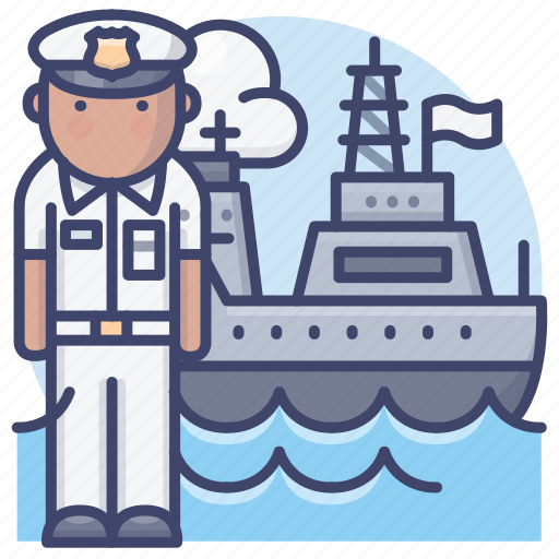 Navy, captain, sailor, ship icon - Download on Iconfinder