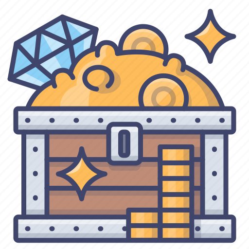 Wealth, chest, treasure, box icon - Download on Iconfinder