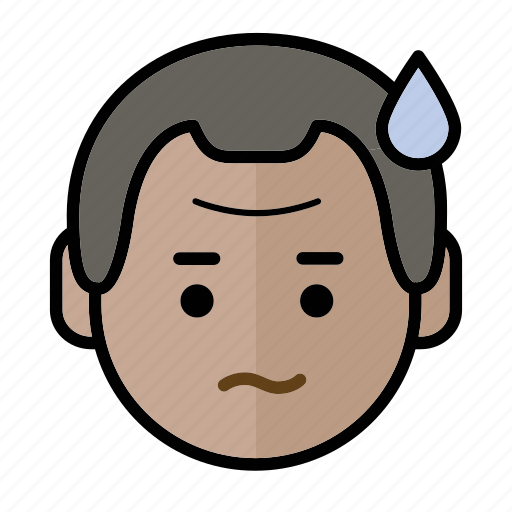 Emoji, helpless, human face, man1 icon - Download on Iconfinder