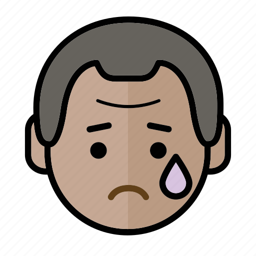 Emoji, human face, man1, sad icon - Download on Iconfinder