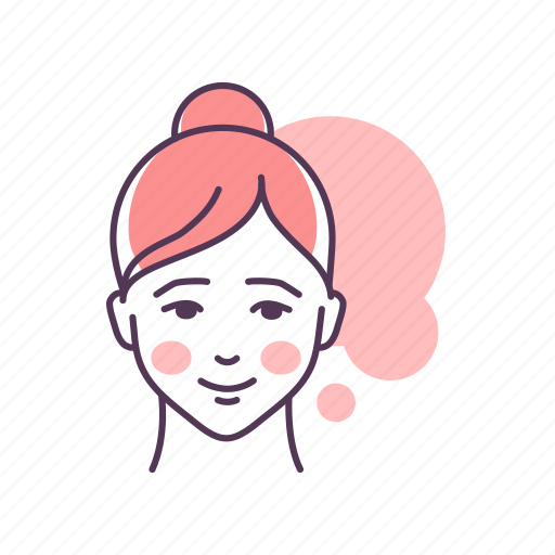 Emoji, face, feeling, girl, shyness icon - Download on Iconfinder
