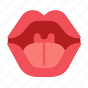 mouth, oral, tongue, uvula, body, lips, human