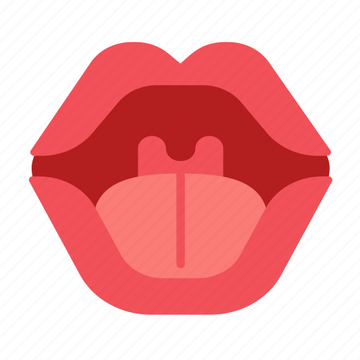 Mouth, oral, tongue, uvula, body, lips, human icon - Download on Iconfinder