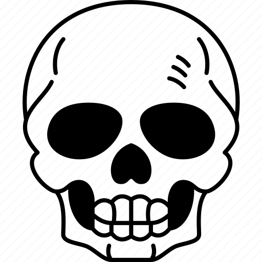 Skull, head, skeleton, human, death icon - Download on Iconfinder