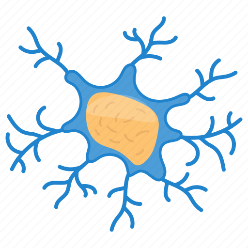 Neuron, cell body, axon, nucleus, dendrite, human, internal part icon - Download on Iconfinder