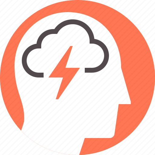Brain, brainstorm, creative, creativity, energy, mental, thinking icon - Download on Iconfinder