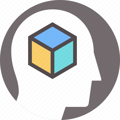 App, avatar, block, cube, human, memory, mind icon - Download on Iconfinder