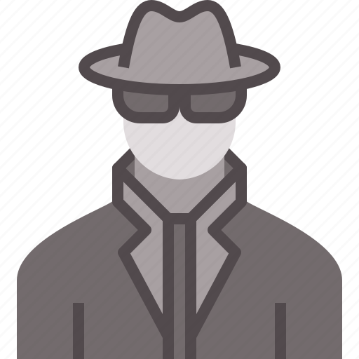 Agent, avatar, detective, operative, secret, spy, undercover icon - Download on Iconfinder
