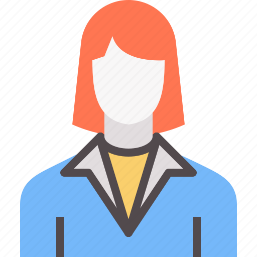 Avatar, beautiful, business, businesswoman, lady, redhead, woman icon - Download on Iconfinder