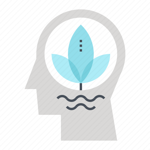 Flower, harmony, head, human, lotus, mind, relaxation icon - Download on Iconfinder