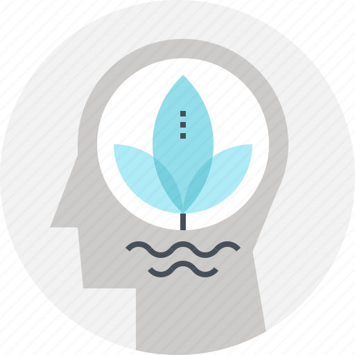 Flower, harmony, head, human, lotus, mind, relaxation icon - Download on Iconfinder