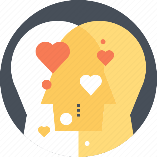 Emotions, feelings, head, human, love, mind, people icon - Download on Iconfinder