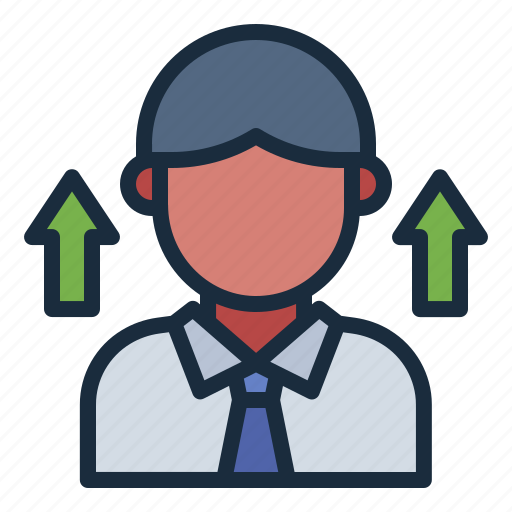 Growth, worker, employee, business, businessman, human resource icon - Download on Iconfinder