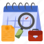 search schedule, search appointment, schedule analysis, schedule exploration, job schedule 