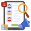 candidate list, search candidate, search talent, choose candidate, candidate checklist 