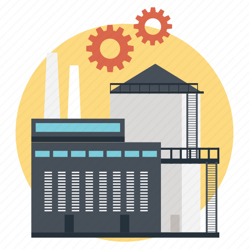 Factory, manufacturer, manufacturing plant, production, production plant icon - Download on Iconfinder