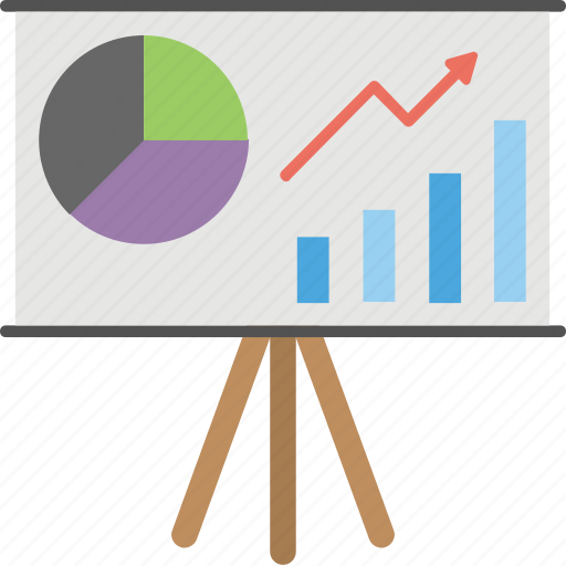 Business, business analytics, presentation, statistics, whiteboard graph icon - Download on Iconfinder