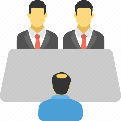 Business meeting, conference, conversation, table talk, talk icon - Download on Iconfinder